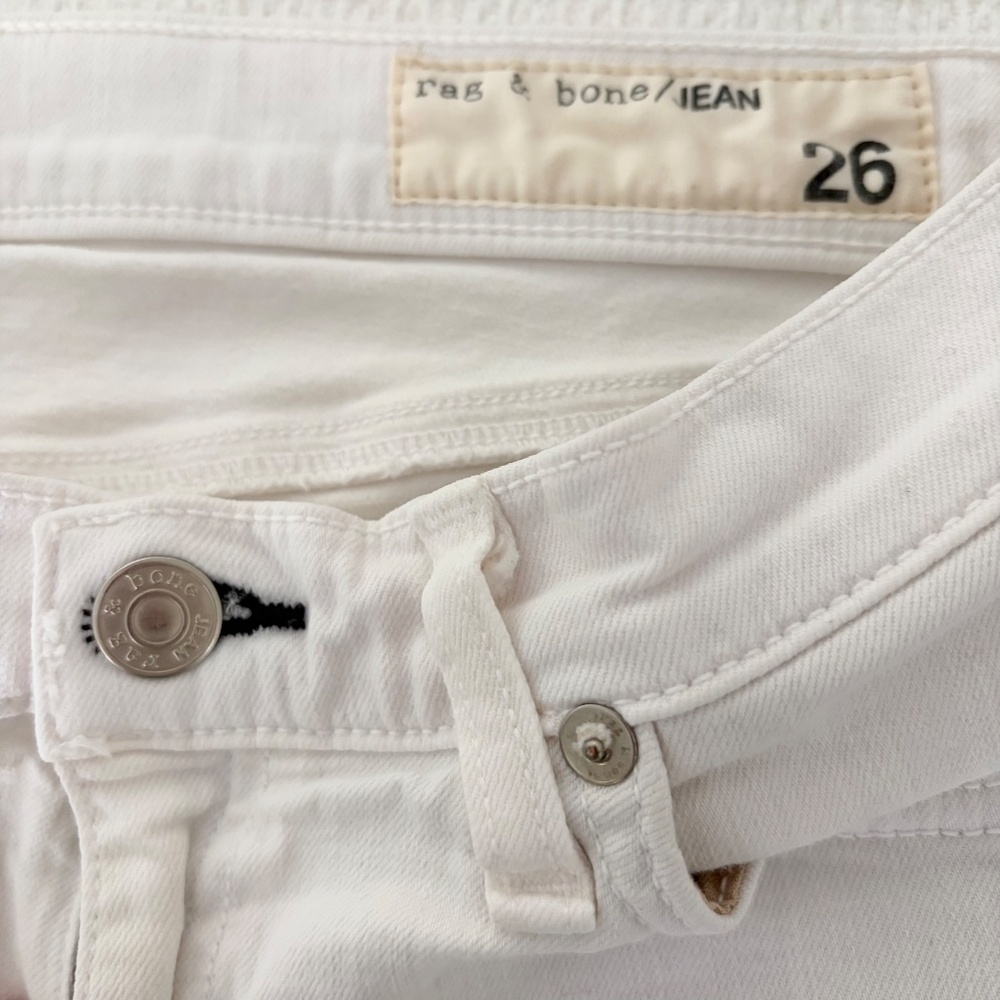 Rag & Bone Modele Stretch Cut Off Jean Shorts - 26 - Picture 3 of 3